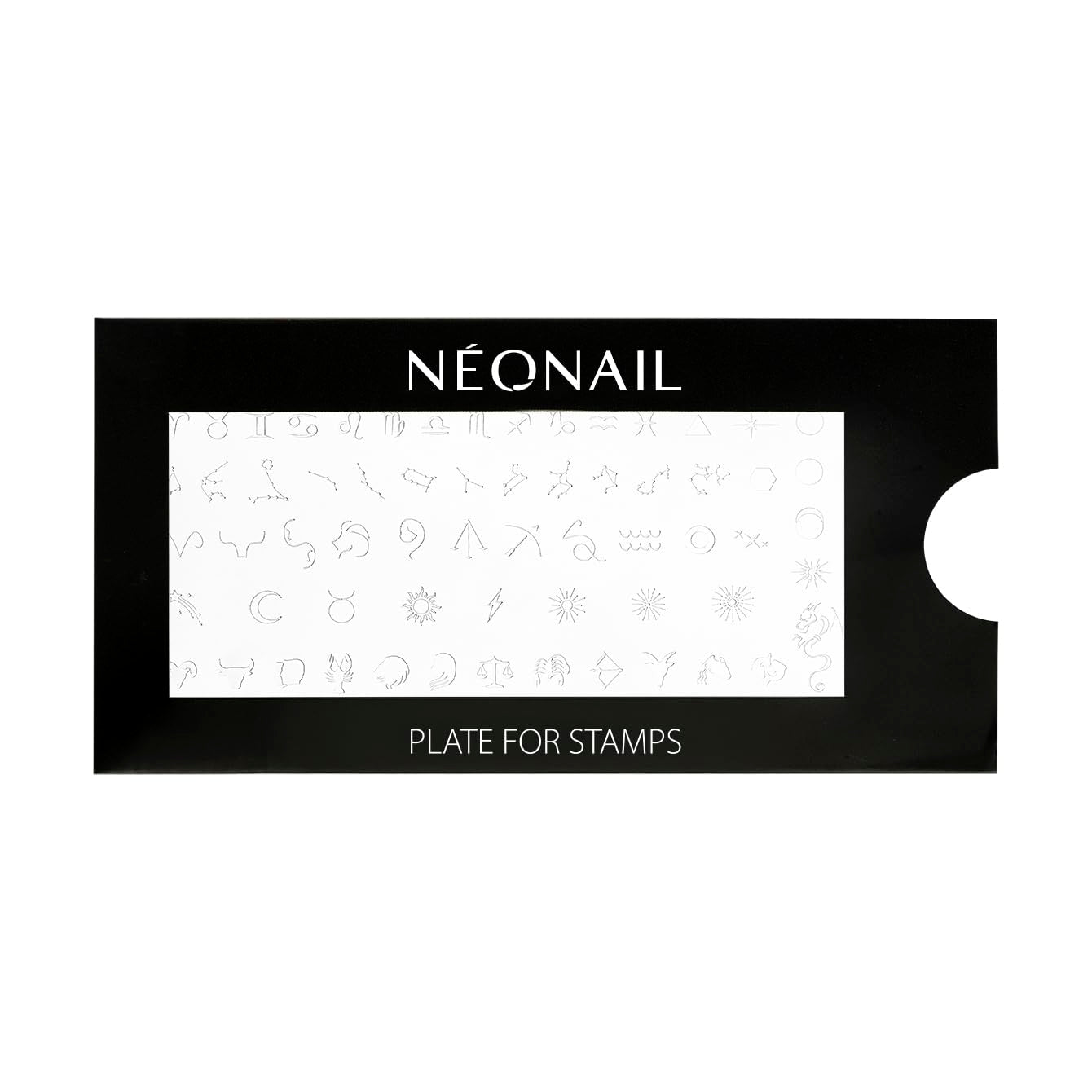 NÉONAIL Nagel Stempel Mit Schaber - Nägel Selber Machen - Nail Art Stämpel - Nageldesign Für Nagel Schablone - French Nails Stempel - Silikon Nagelstempel
