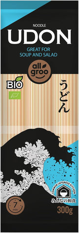 Allgroo Organic Wheat Nudles, Udon, CN-BIO-154-1 x 300g