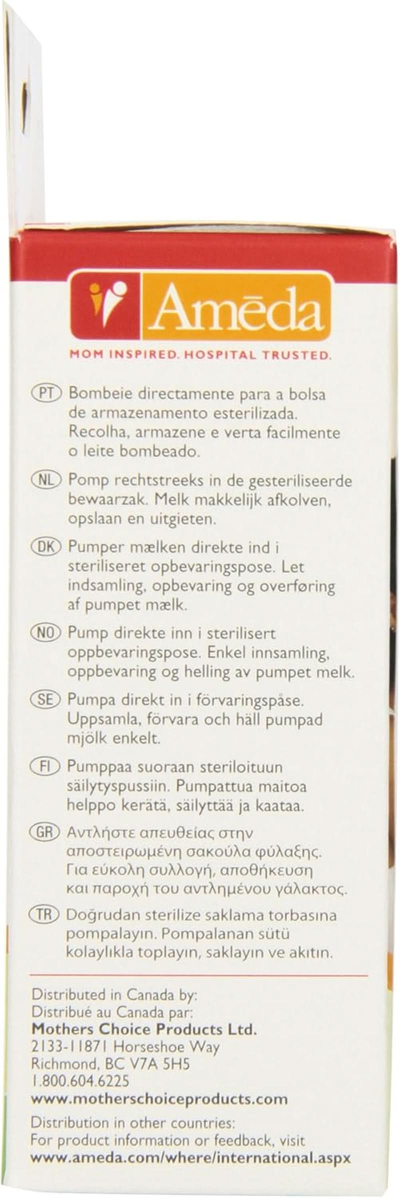 Påsar för bröstmjölk - 40 st Mat och Amning Tillbehör Bebe Naty Shop