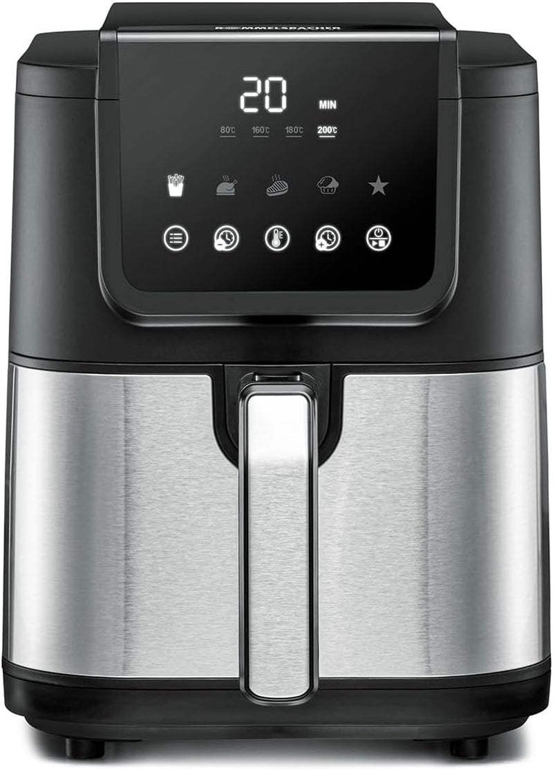ROMMELSBACHER Varmluftsfritös med fönster FRH 1700, 10 program, tysta Vitvaror Naty Shop 5,5 liter