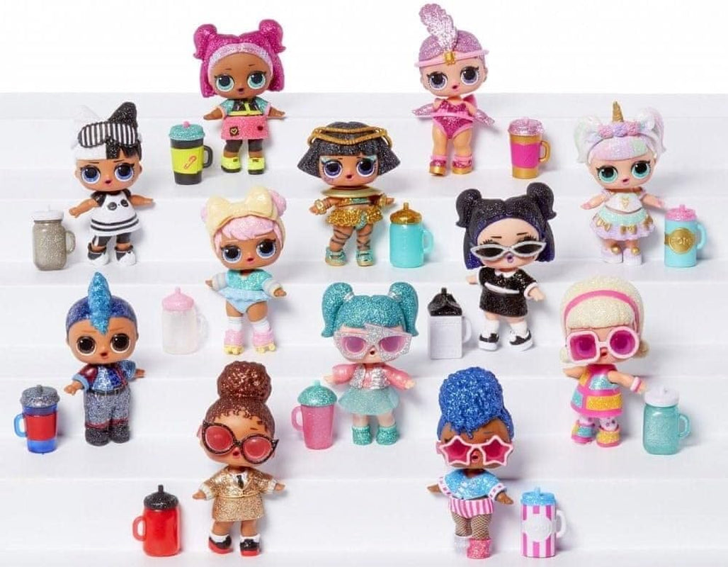 LOL Surprise Glitzer Series - Glitzer-Puppen im 12er-Pack - 80+ överraskningar med valpar, outfits, accessoarer och mer - Spielzeug mit Wasserüberraschung - Für Mädchen und Jungen ab 4 Jahren