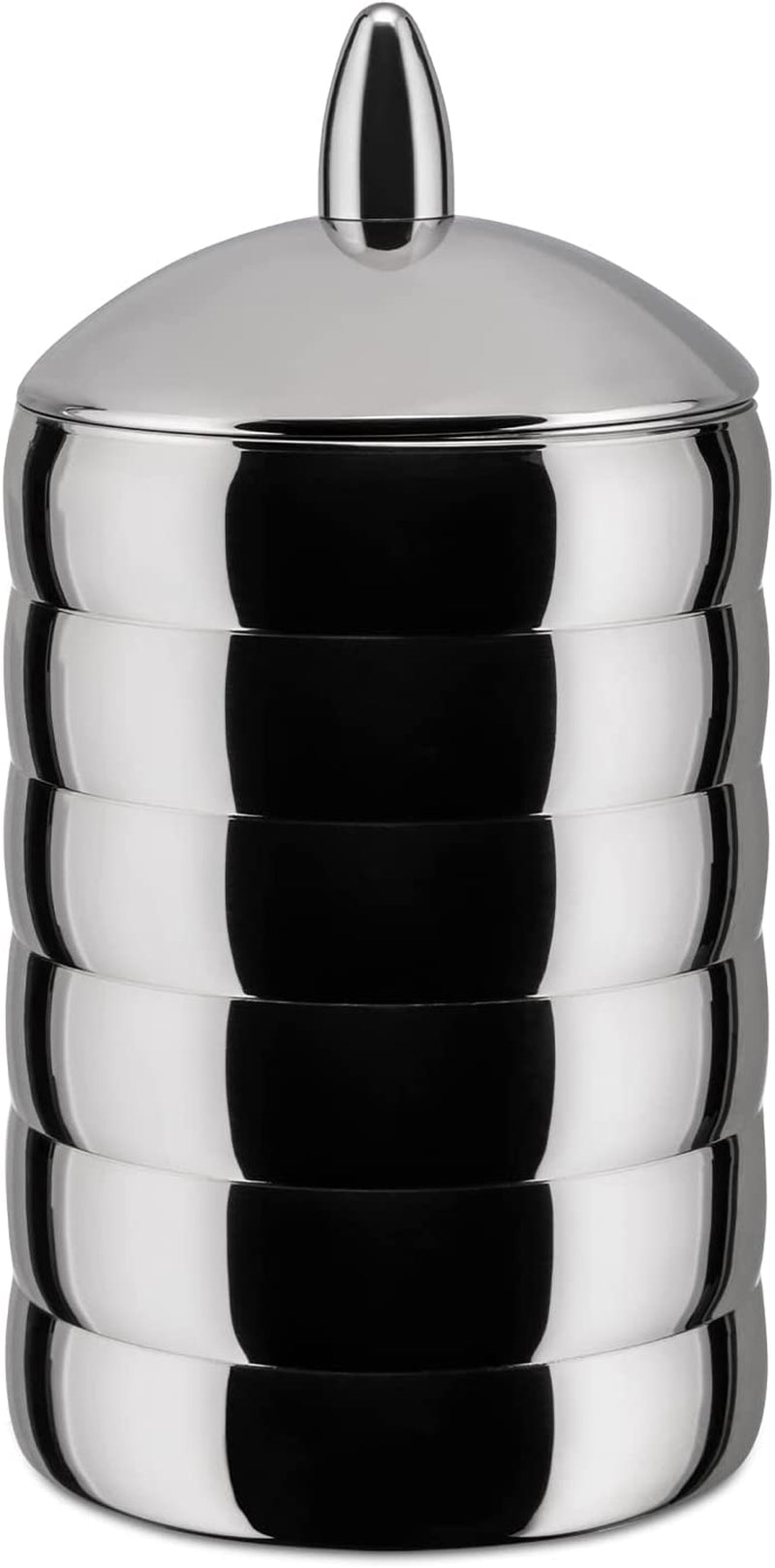 Alessi Kalistò 2 CB02 - 18/10 rostfri köksburk med aluminiumknopp, 114 cl, silver Matförvaringslådor Naty Shop Kalisto 2