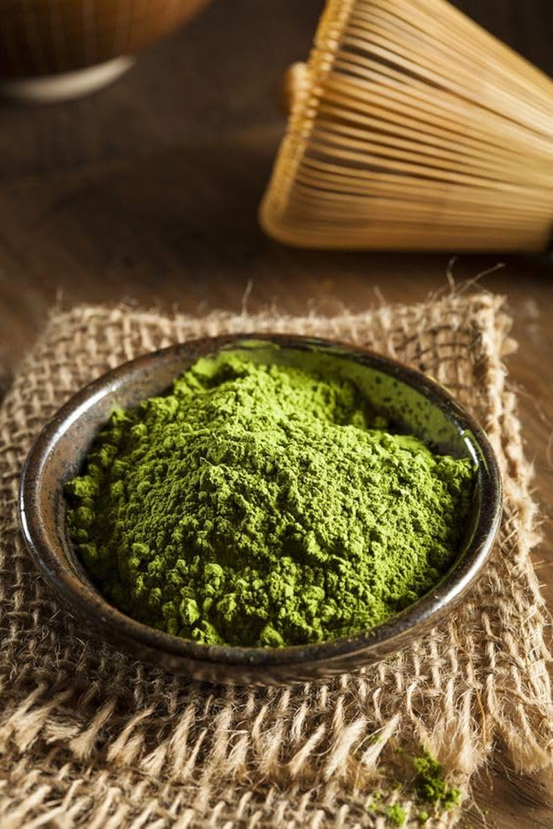 Umami Bio Matcha grönt tepulver - kulinarisk kvalitet, odlat i Uji, Kyoto (Japan) från ekologiskt jordbruk. Utmärkt för att dricka eller för matlagning i köket 100 g...