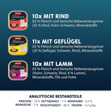 animonda Vom Feinsten Kitten Variety for Kittens (32 x 100g), spannmålsfritt och sockerfritt våtfoder för unga katter med 100 % färska och köttiga ingredienser.