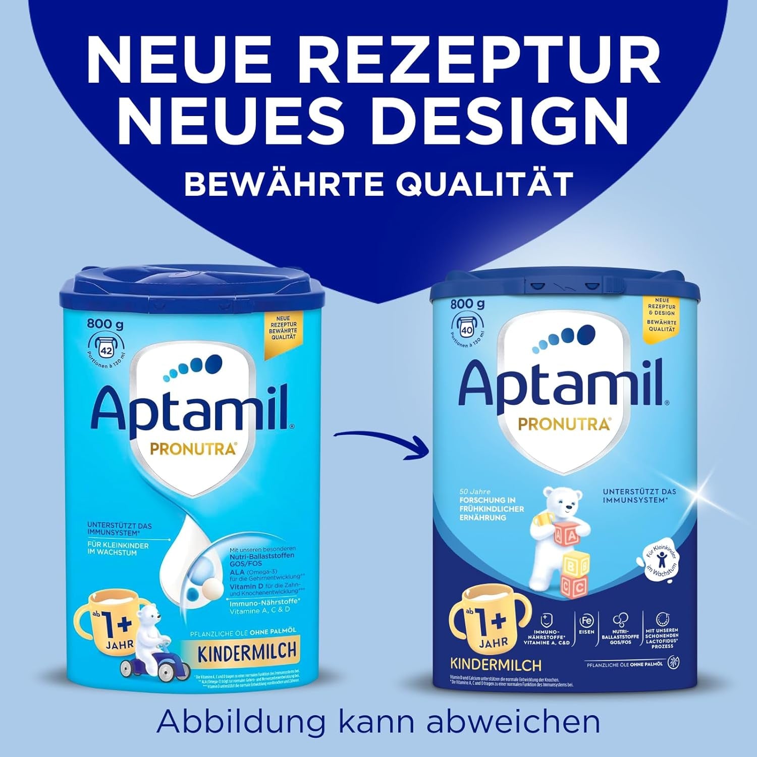 Aptamil Growth milk 1 Plus - Tillväxtmjölk från 1 år - 800g