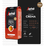 Segafredo Zanetti Selezione Cream Beans, förpackning om 6 (1 x 1 kg)