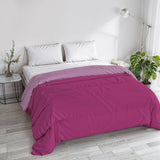 Basic vintertäcke, vanligt och vadderat, mörkgrönt/kräm, 200X245Cm Naty Shop täcken och täcken Fuchsia/Lilac 250X245Cm