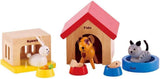 Hape E3459 - Barnrum, små dockskåp Naty Shop Husdjur
