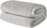 Brentfords Ultra Soft Fleece överkast, Silvergrå, Stor dubbel - 150 X 200 Cm Sängar och filtar Beuche den Brentfords-Store Silvergrå 120 X 150 Cm