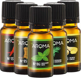 Myaroma | Set: Forest & Meadow - Ren naturlig smak med fruktsmak och fruktsmak (5 x 10 ml) | Sockerfri och osötad Naty Shop Sweeteners Grillpanna