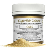 Sugarflair Pump Refill Gold - Pump Spray Food Coloring Refill Pack - 25g