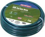 Faithfull trädgårdsslang 50 m (164 fot) Förstärkt 12,7 mm (1/2 tum) diameter - kraftigt PVC-rör, grönt