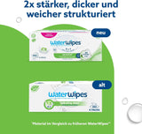 WaterWipes Sensitive+ Hydrating Boost våtservetter, hydratiserande våtservetter, 360 delar (6-pack), 3 i 1 rengöring, vård, hydrat, 99 % aloe vera-vatten, oparfymerade babyservetter