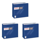 - Mjuka och skonsamma engångspappersservetter 40-pack silkespapper, storlek 38X38 vikta i 4 2 lager nattblå färg 100 % rent cellulosapapper Fsc-certifierat (paket med 3)