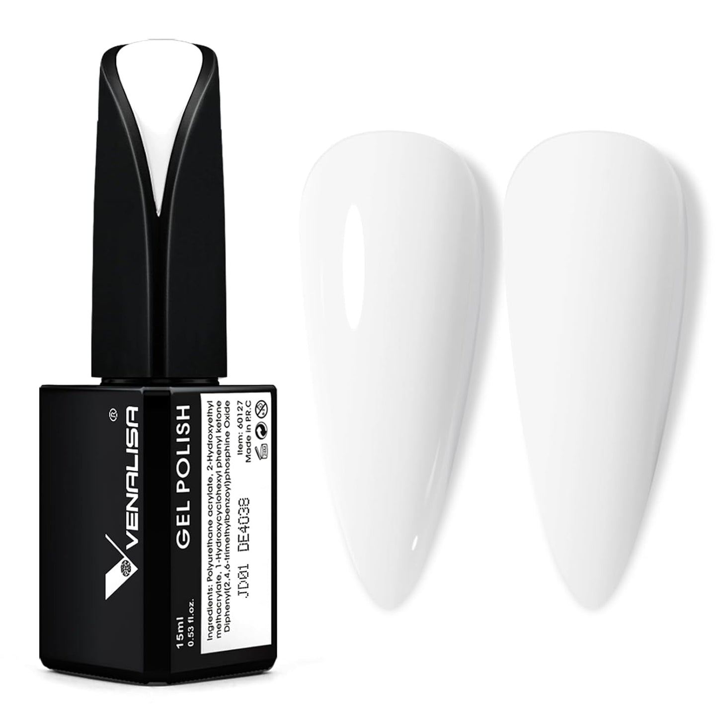 VENALISA Coral Orange UV Nagellack 15ml Gel Nagellack För UV Nagellampa Transparent Coral Orange Gel Nagellack Modeller För DIY Nageldesign