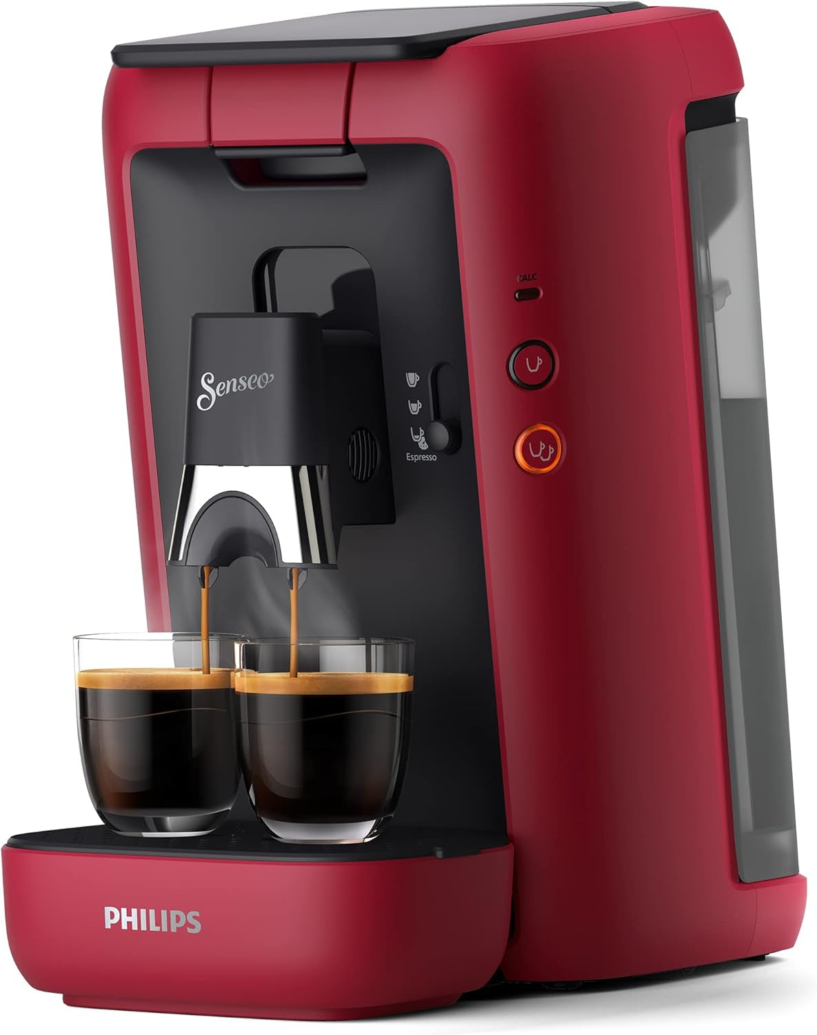 PHILIPS Senseo Maestro kapselespressomaskin - Intense Plus-teknik, högkvalitativ espresso, ekologisk design, 1,2 l vattentank, memofunktion, avkalkningsindikator (CSA260/60)