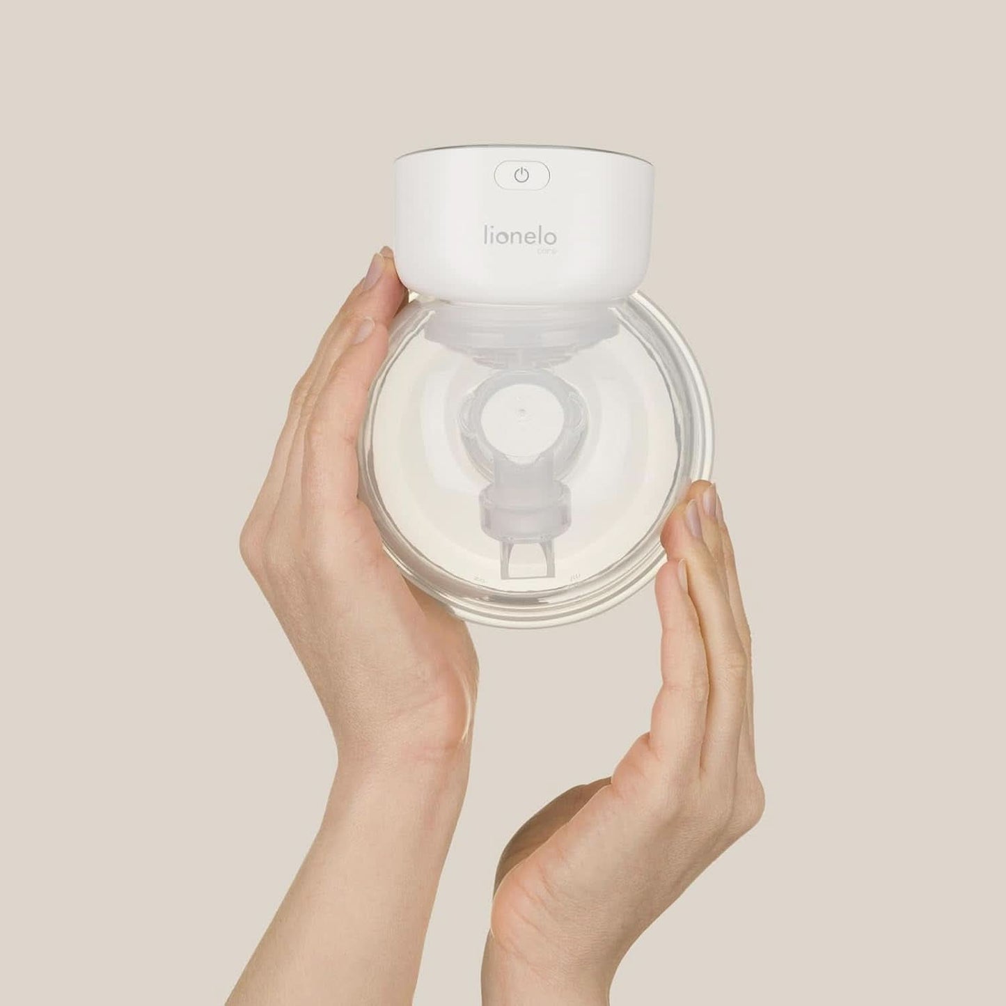 Enkel elektrisk bröstmjölkspump LIONELO Fidi Free 180 ml, bärbar pump med 2 faser, energisparande 9 nivåer, 3 storlekar av silikontrattar Timer Tillbehör Mat och amning Bebe Naty Shop