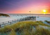 Ravensburger Puzzle 12000690 - Solnedgång över Amrum - 1000-bitars pussel för vuxna och barn från 14 år, Nordsjöstrandmotiv pussel Pussel Naty Shop Scenic