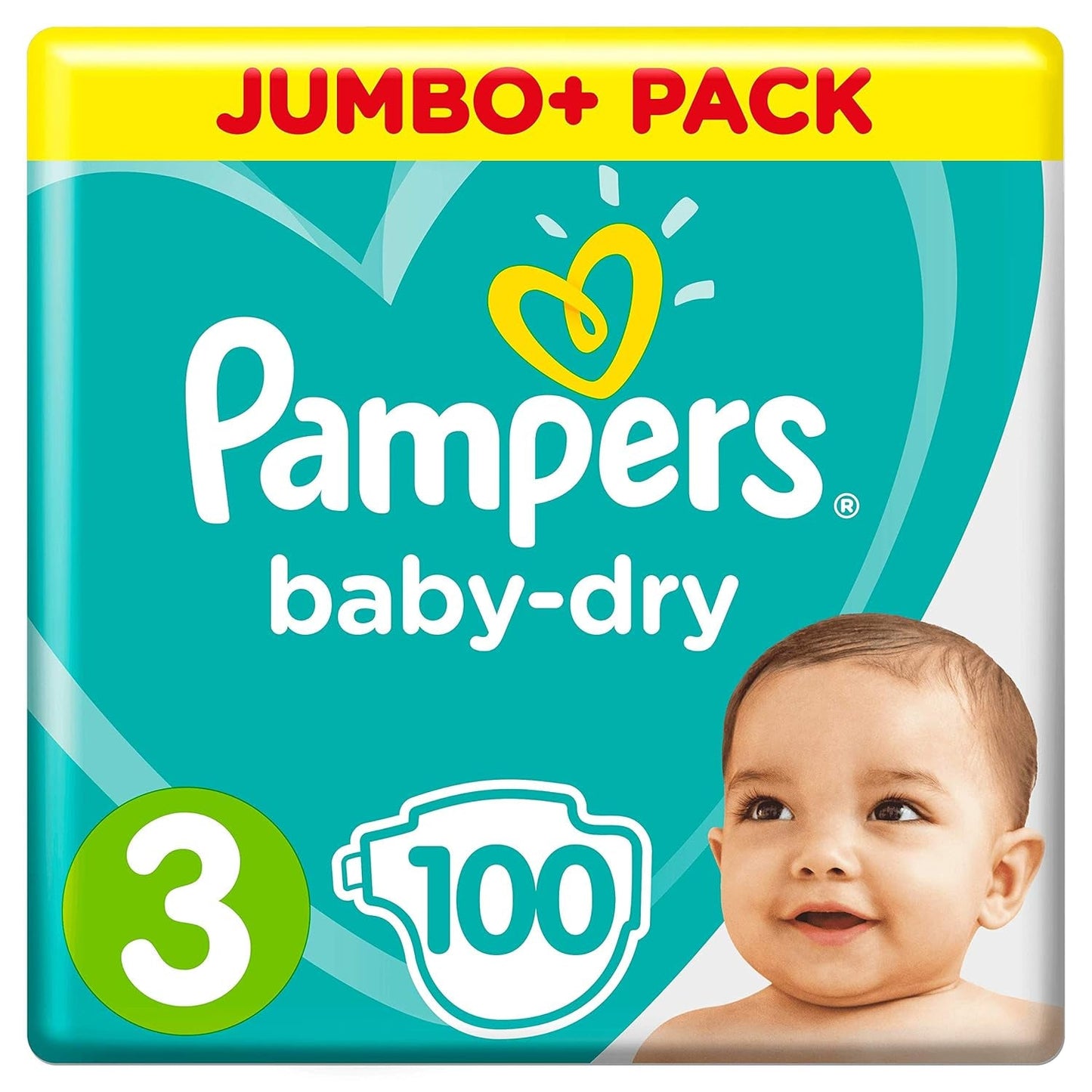 Pampers blöjor (gammal version), storlek 3 (6-10 kg), 100 st,