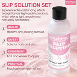 Polygel Straightening Solution, Polygel Slip Solution Nail Kit, Straightening Solution 75 ml, Innehåller 5 Nagelspetsklämmor, 3 Nagelborstar, 1 Crystal Cup, 100 rengöringsark