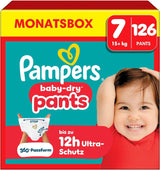 Pampers Baby-Dry Pants Größe 5, 160 Stück, 11kg-17kg, 360° auslaufsichere Passar dag och natt