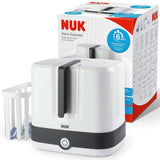 NUK manuell bröstpumpset, mjuk silikonkudde, 2 perfekt matchade flaskor, 150 ml Mat och amningstillbehör Bebe Naty Shop Flaschesterilisator