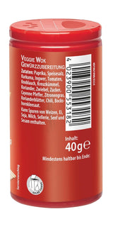 Bamboo Garden - Veggie Wok Mix Würzmischung | Veganska, naturliga ingredienser | 40 g i dosen