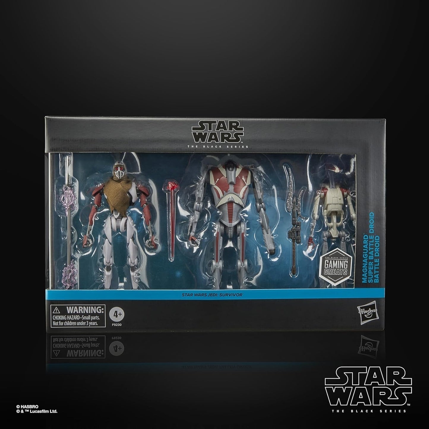 Star Wars Black Series Magna Raider, Super Battle Droid, Jedi Battle Droid: Survivor Action Figurer 3-pack, Skala 15 cm Actionfigurer Naty Shop