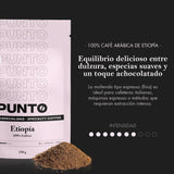 – Malet etiopiskt kaffe – 250 g – Specialkaffe – Mediumrostat – 100 % Arabica – Toner av honung, kanel och choklad – Intensiv syra – Medel fyllig