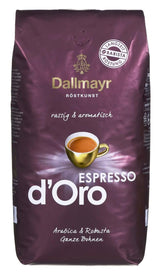 Espresso d'Oro hela bönor 8x 1000g (8000g) - starkt smaksatt kaffe