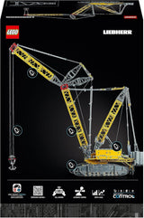 LEGO Technic Liebherr LR 13000 Bandkransats, bygg den bästa fjärrstyrda byggfordonsmodellen med Control+-appen, kran med vinschsystem och lyftarm, stor modellsats för vuxna 42146 Besuche Den LEGO-Store byggset