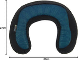 Kine Travel 169803 Gel Nackkudde Fysiogodkänd Ergonomisk resekudde Svart & blå resekuddar Naty Shop