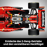 LEGO Technic Ferrari SF-24 F1 Race Car - Modellbil för vuxna - Formel 1 samlarsats - V6-motor, växellåda, styrning och DRS i skala 1:8 - Present till fans av motorsport och racerbilar 42207 Byggset Beuche den LEGO-Store