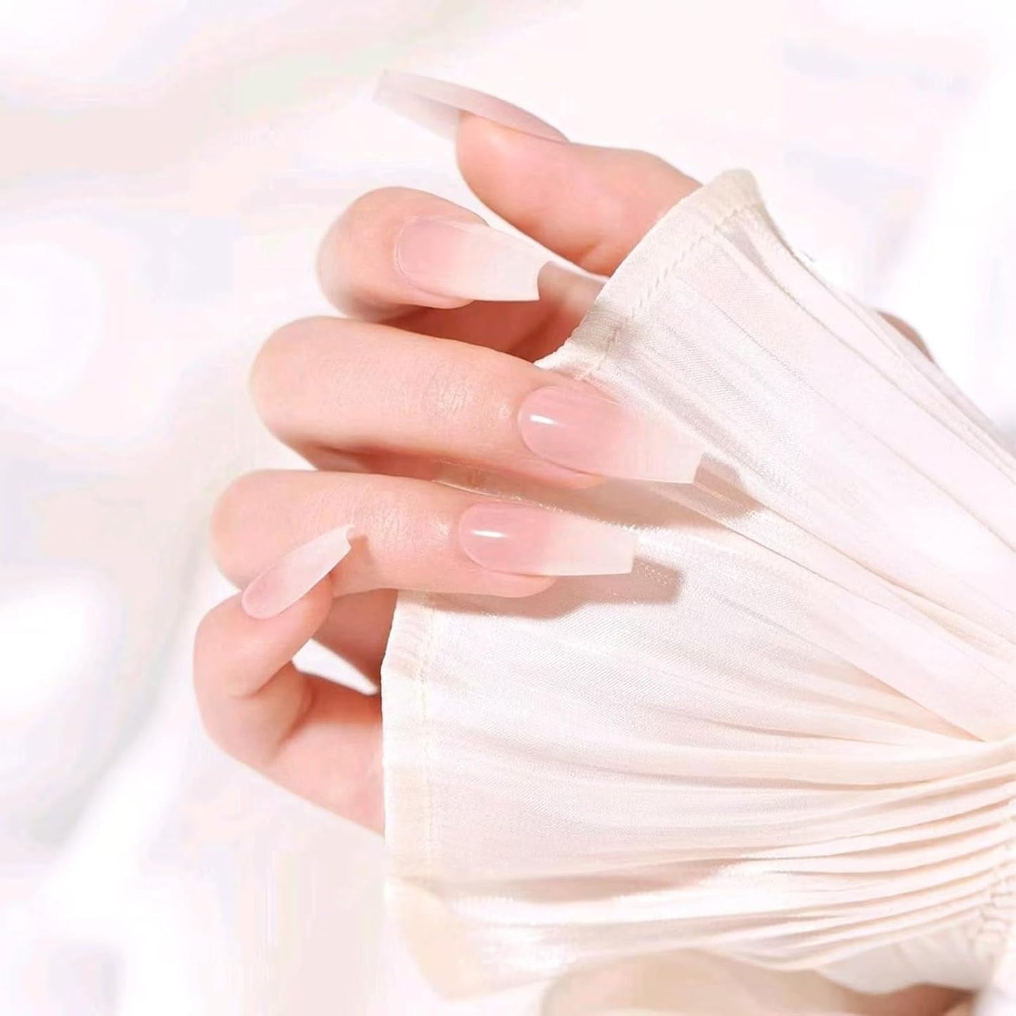 20 jelly nagelhäftande tabletter - genomskinliga, starka dubbelsidiga självhäftande kuddar Vattentäta återanvändbara tryck på naglar Gör-det-själv manikyrset Nageltillbehör