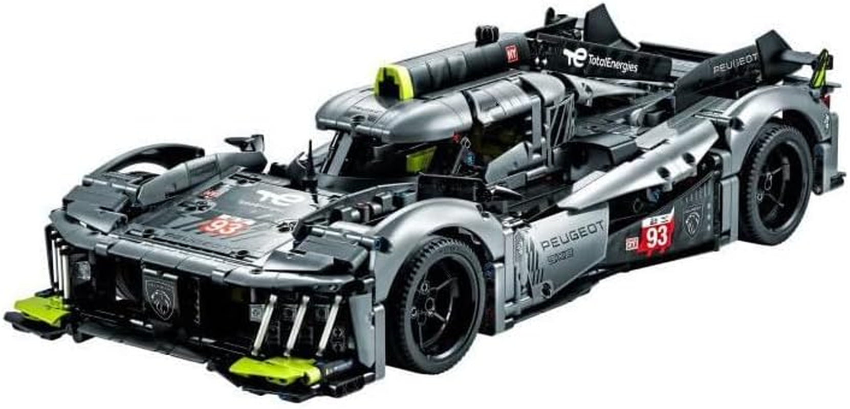 LEGO 42156 Technic Peugeot 9X8 24H Le Mans Hybrid Hypercar Legendarisk racerbil Vuxenmodell Kit 1:10 Motorsportbil Samlarobjekt för avancerade spelare Byggsatser Besuche den LEGO-Store