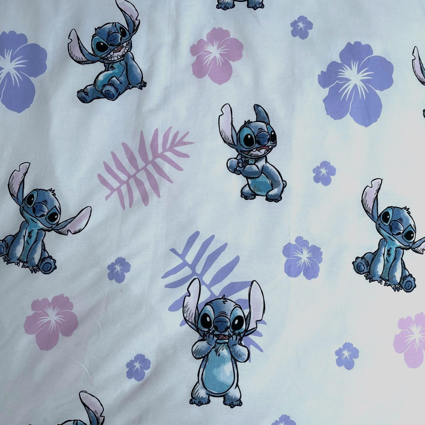 Lilo and Stitch 2-delat sänglinne för barn, 100% bomull Sängkläder - barn Naty Shop
