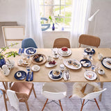 Villeroy & Boch Vieux Luxembourg Mjölkmugg, 300 ml, Premium Porslin, Vit/Blå, 1023410760, Flerfärgad