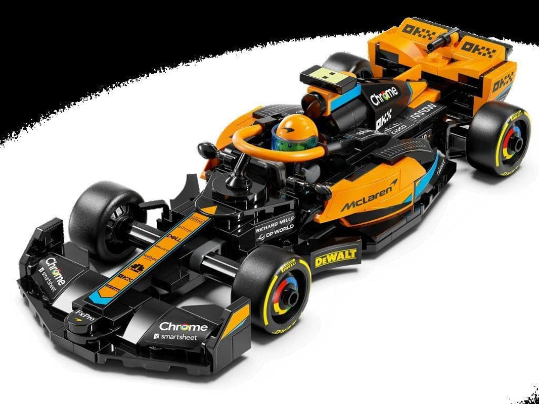 LEGO Speed Champions Mclaren Formel 1 racerbil 2023, leksak för 9+ år gamla pojkar och flickor som gillar att leka självständigt, byggbar fordonsmodell, barnrumsinredning 76919 Byggset Besuche den LEGO-Store