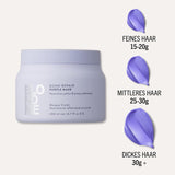 Schwarzkopf Professional BLONDME Bond Repair Purple Mask Mask för kallt hår Neutraliserar gula toner för färgat, blekt och ljust hår Djupvårdande och stärkande 200 ml Hårmask Naty Shop
