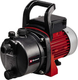 Trädgårdspumpset Einhell GC-GP 6538 Set/I (650 W, max. 3,6 bar, flöde 3800 L/h, vattenpåfyllnings-/avtappningsskruv, inkl. 4 m sugslang + 20 m trädgårdsslang + sprutpistol)