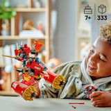 LEGO NINJAGO Kai's Storm Rider Mech - Flygande motorcykelleksak med 3 minifigurer - Mek med rörligt huvud, armar och ben - Byggleksak - Present till pojkar och flickor i åldern 7+ 71830 Byggset Besuche den LEGO-Store
