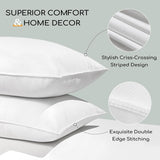 HARBOREST Sovsängskudde, 2 delar, lyxig plysch, alternativ kudde, bra för sido- och ryggsyllar, hotellkollektion, kudde, standard/queen size, 50,8 x 66 cm Naty Shop standardkuddar