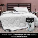 Kudde 80X80 Cm - 2 i 1 design - kudde i kudde - stor andas och tvättbar sovkudde och 100% vegansk - 2 kuddar 3 alternativ - kudde med 600G & 1200G fyllning Naty Shop standardkuddar