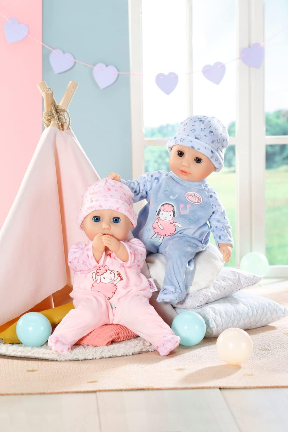 Annabell Little Annabell mjuk docka 36cm, med tygkropp och sömniga ögon, 36cm, 709870 Zapf Creation