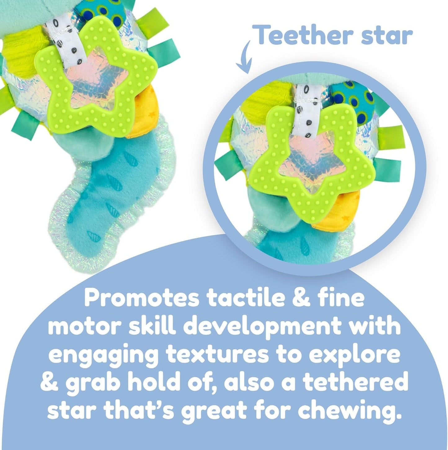 LAMAZE Alise Axolotl - Clip & Go Barnvagnsleksak - Sensoriska babyleksaker - 0-6 månaders tidig inlärningsleksaker - Expertdesignade för nyfödda - Babyshowerpresenter Bebe Naty Shop Toys