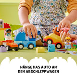 LEGO DUPLO Classic Brick Box Bilar och lastbilar, fordonslekset för barn från 1,5 år, kreativ lärande leksak, billeksak och racerbilsset 10439 Byggset Besuche den LEGO-Store