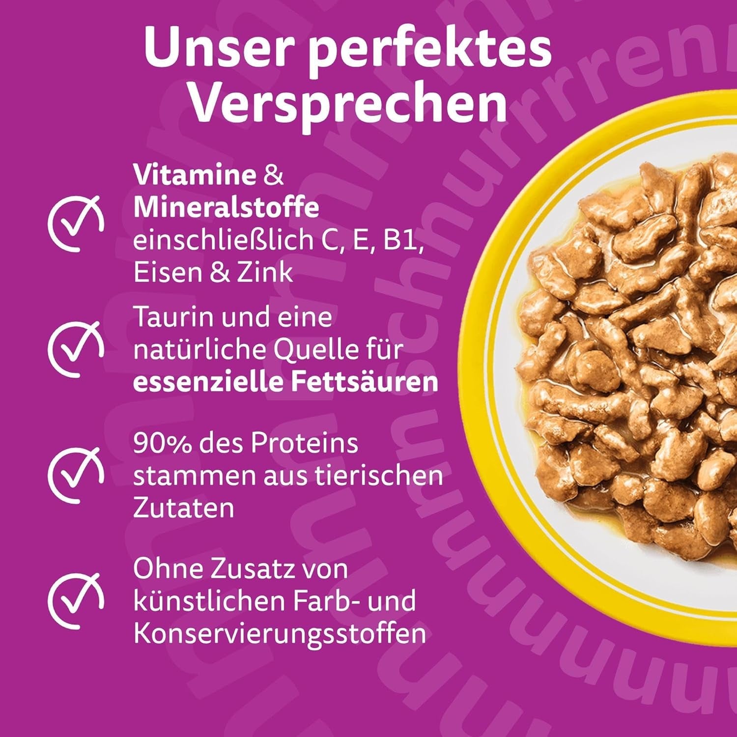 Whiskas 7+ våtfoder för katter Urval av fjäderfä i sås 24 x 85 g (2 förpackningar) - Högkvalitativt våtfoder från 7 år i 48 portionspåsar