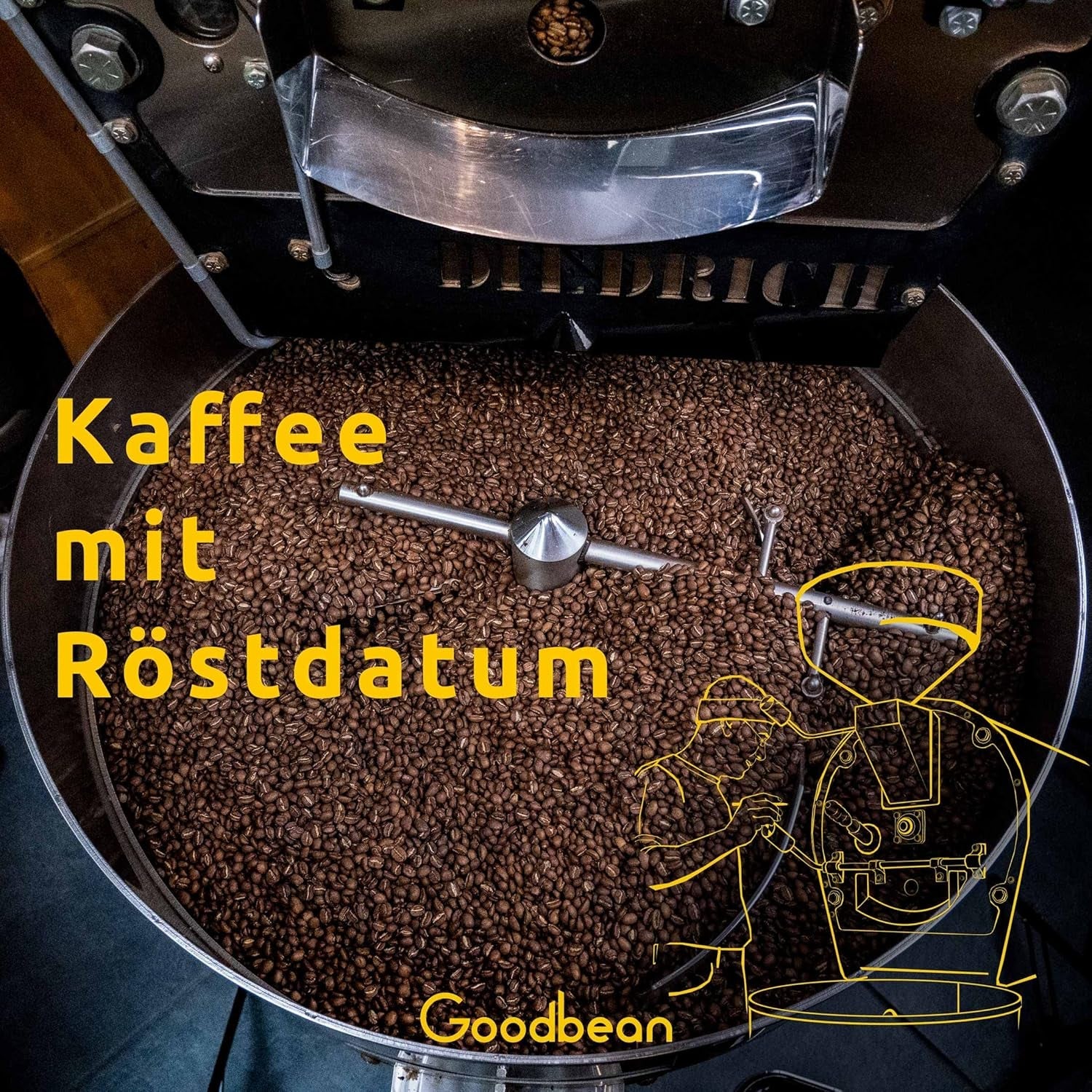 Santos | Kaffebönor 2500g - 100% Arabica från Brasilien | för espresso, cappuccino eller starkt filtrerat kaffe | Omni Roast | Klassiskt kaffe - den perfekta introduktionen till specialkaffe