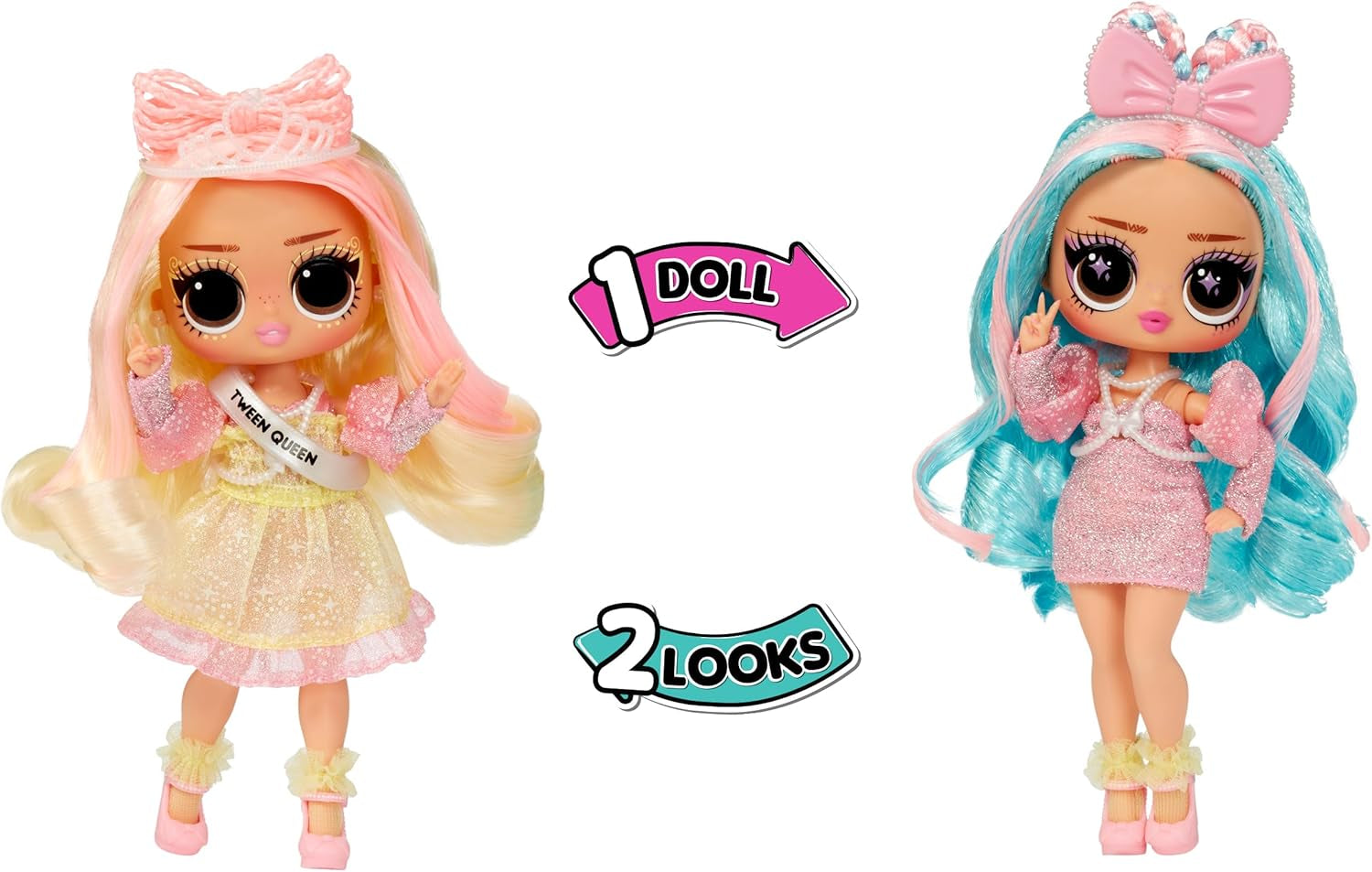 L.O.L. Surprise Tweens Surprise Swap Series - Braids-2-Waves Winnie - Modepuppe mit mehr as 20 Überraschungen inclusive Styling-Kopf under fantastische Mode and Accessories - für Kinder ab 4 Jahren