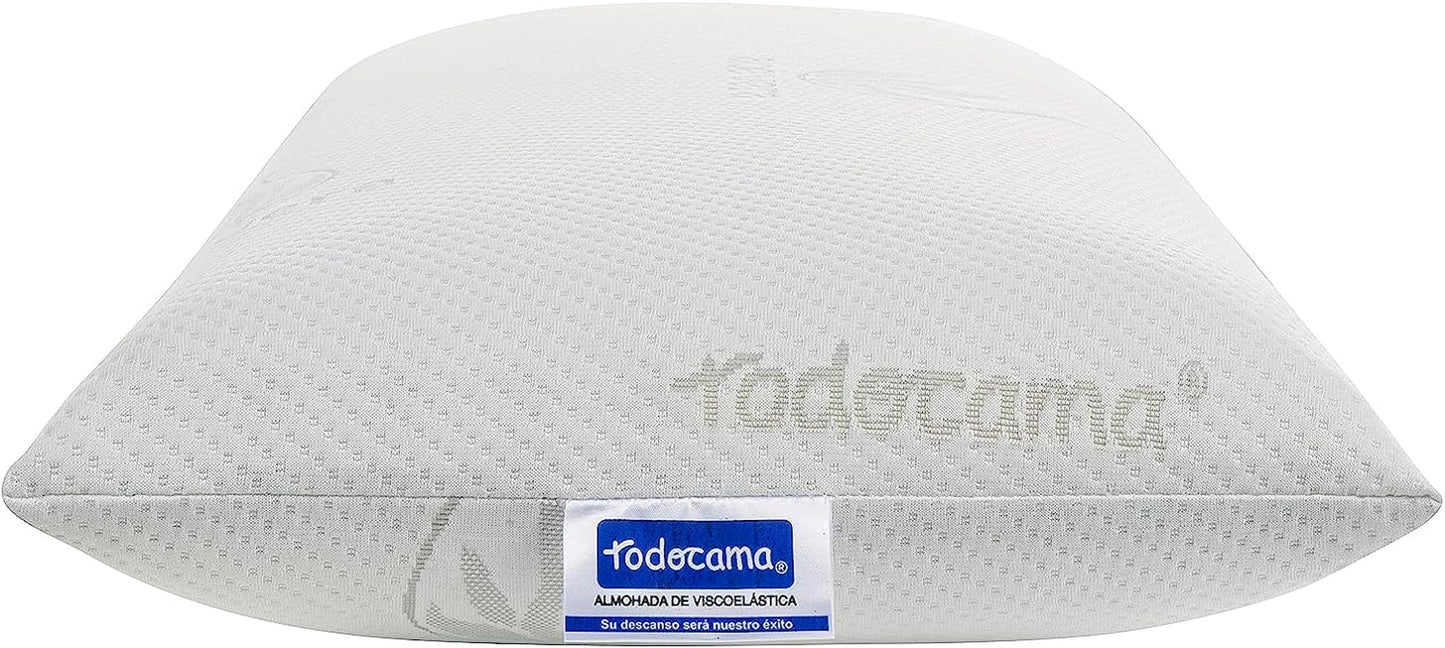 Todocama - Memory kudde, aloe vera, 2 delar, 70 cm, vita Naty Shop standard kuddar